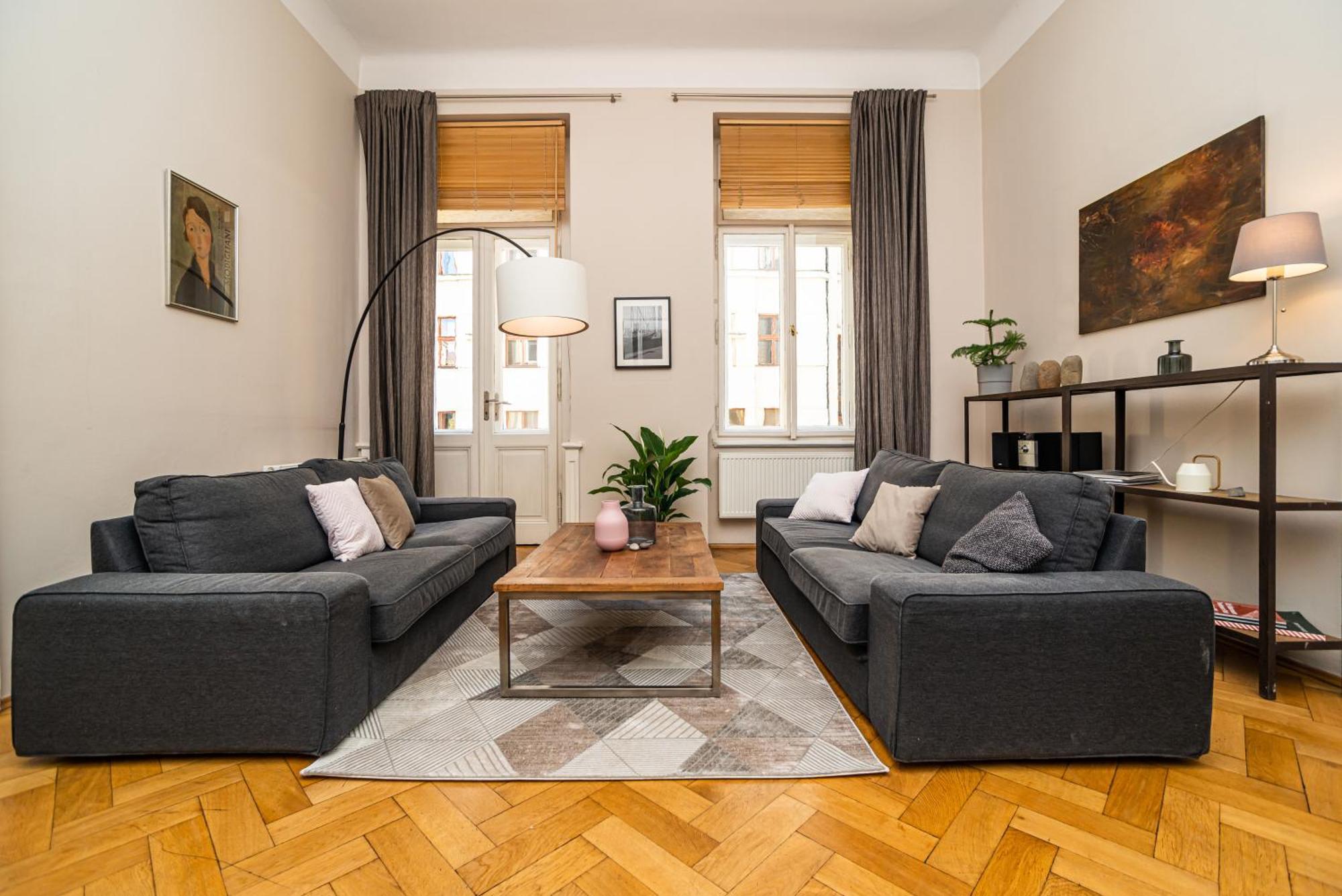 Large And Modern Apartment In The Heart Of Prag Exteriör bild